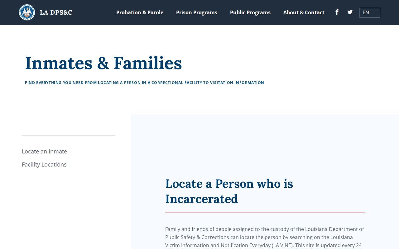 Franklin Parish active warrant search: state custody locator instructions with name, date of birth, and number search fields